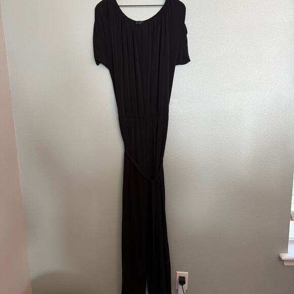 Tiana B. Pants - new tiana b black jumpsuit with tie size XL